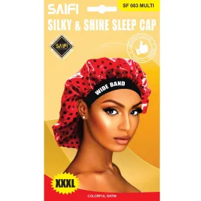 Saifi Silky & Shine Sleep Cap SF 083 MULTI XXXL WIDE BAND