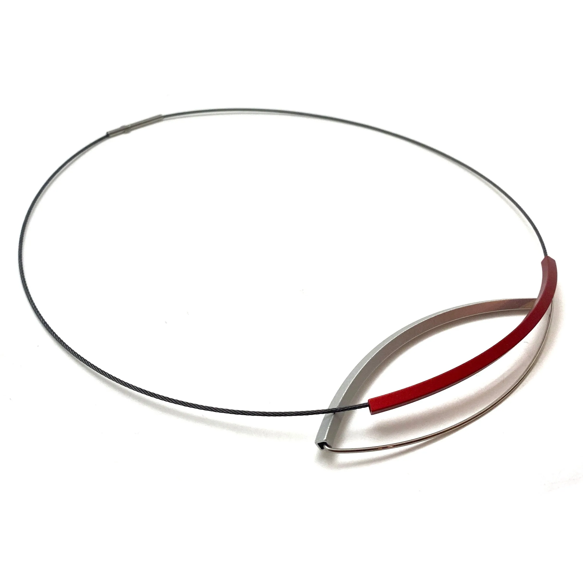 Sculptural Anodized Aluminum Collar