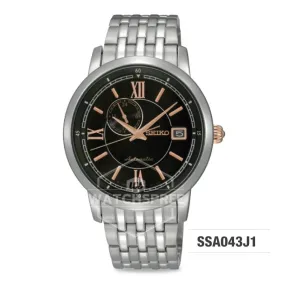 Seiko Presage (Japan Made) Automatic Silver Stainless Steel Band Watch SSA043J1 (Not For EU Buyers) (LOCAL BUYERS ONLY)