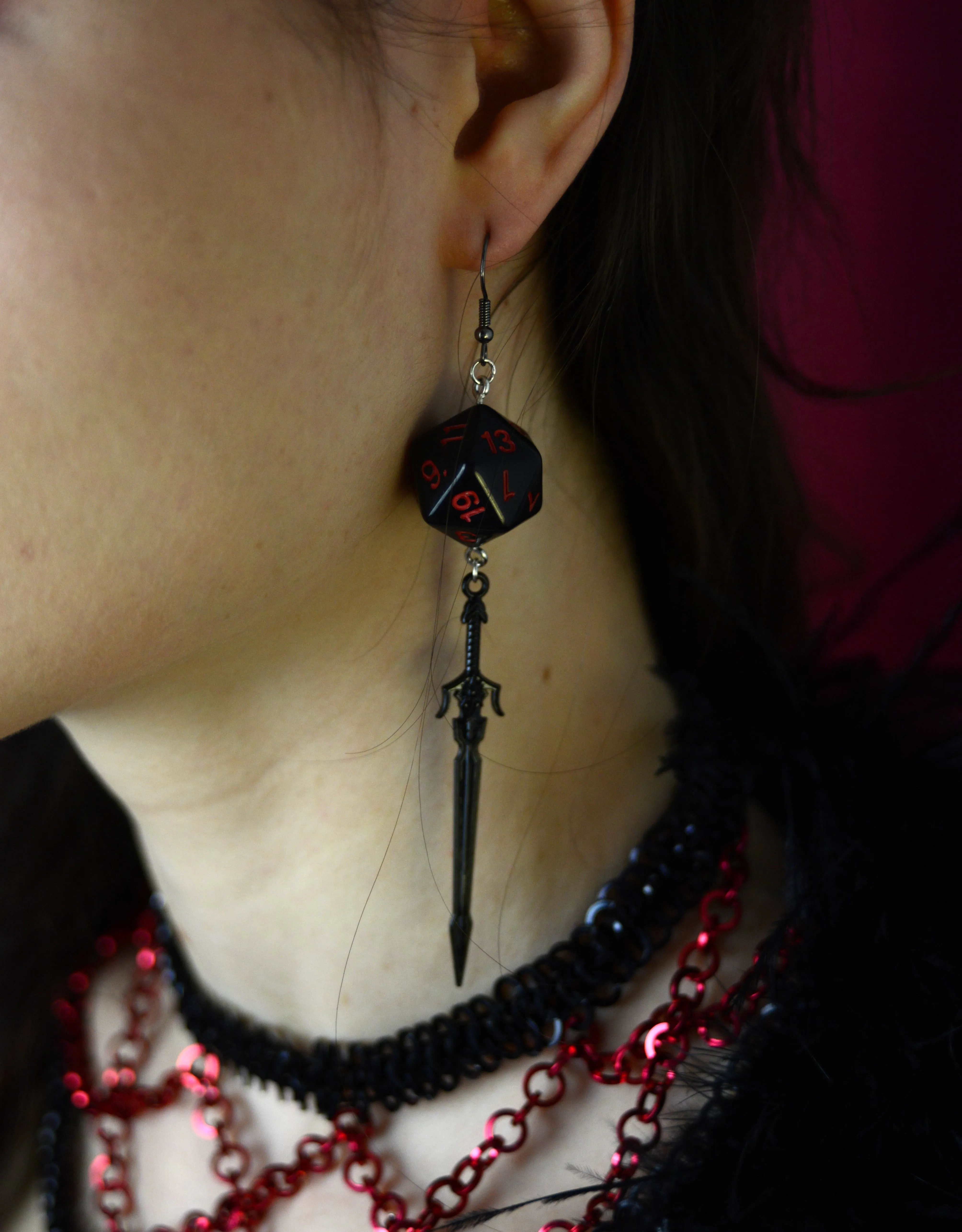 Shadow Blade Earrings