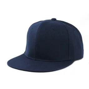 Solid Color Hip Hop Snapback Baseball Cap