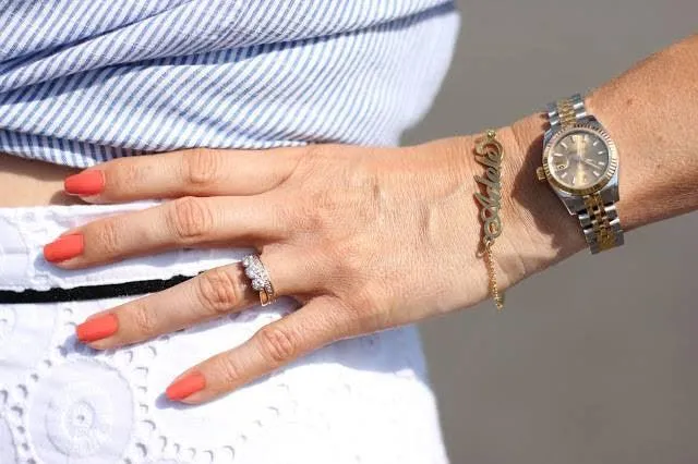 Solid Gold Name Bracelet