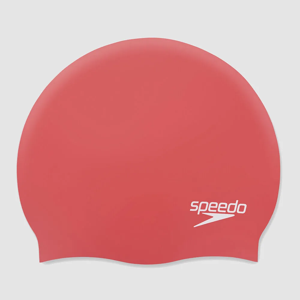 Speedo Plain Moulded Silicone Cap