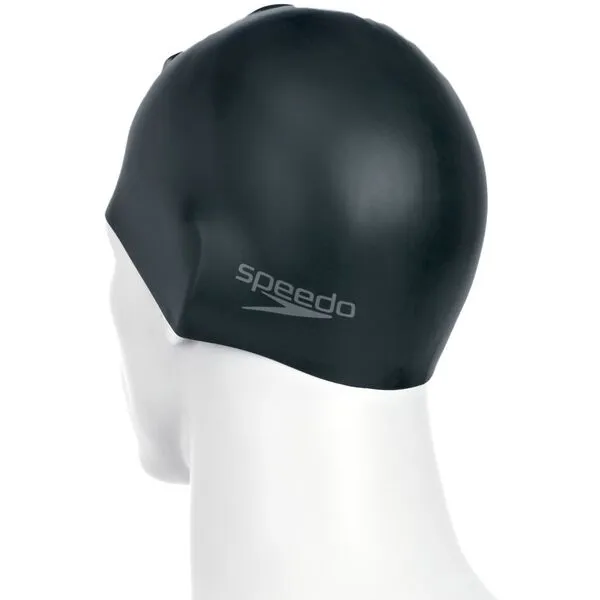 Speedo Plain Moulded Silicone Cap