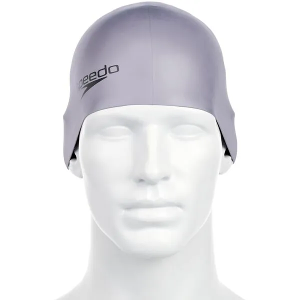 Speedo Plain Moulded Silicone Cap