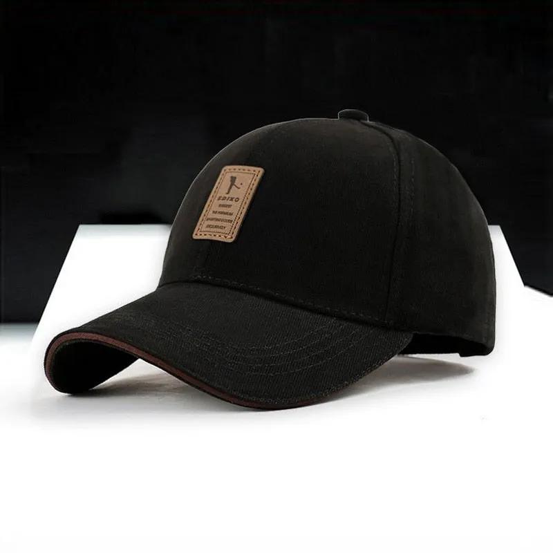 Summer Women Men Structured Baseball Cap Solid Cotton Adjustable Snapback Sunhat Outdoor Sports Hip Hop Baseball Hat Casquette