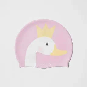 SUNNYLiFE Kids Swimming Cap Princess Swan Multi