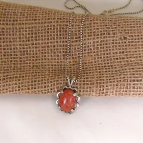 Sunstone Gemstone Pendant Necklace