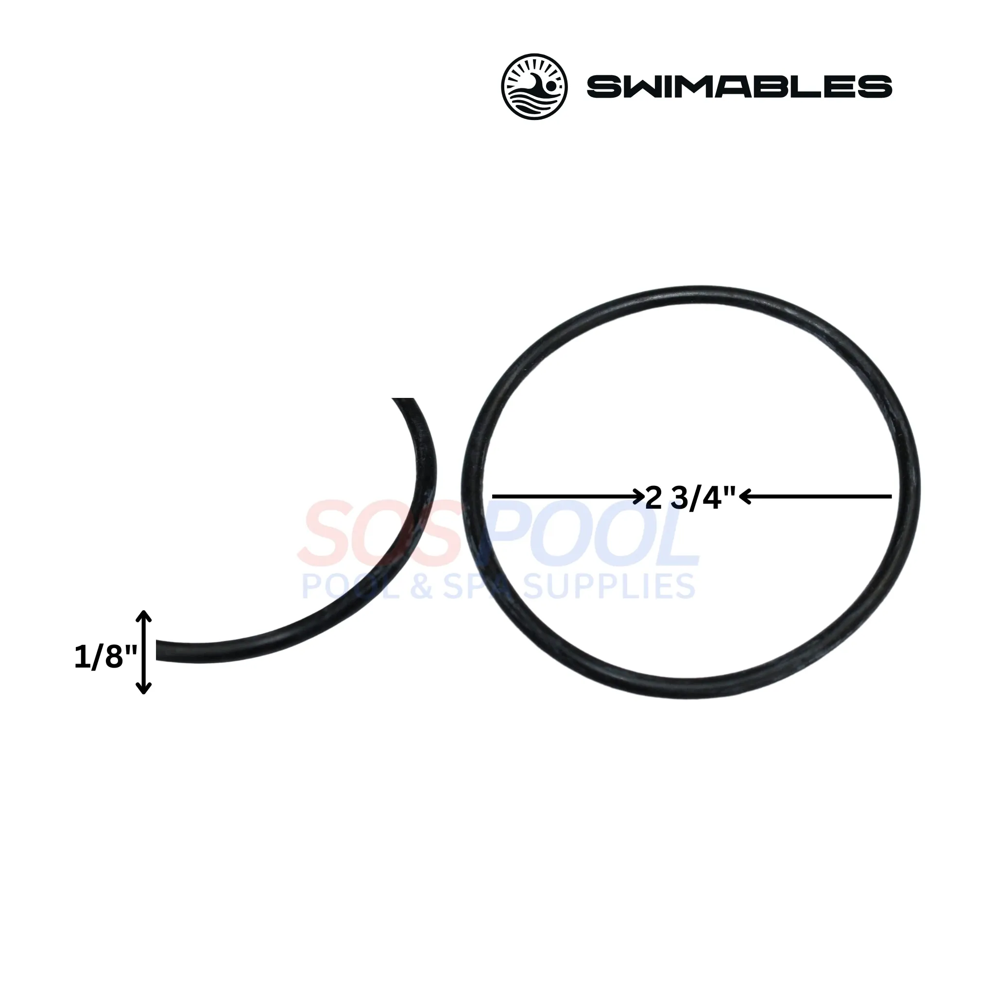 Swimables Drain Cap Assembly With O-Ring For Jandy DEV Filters | R0523000 | SW-28-523