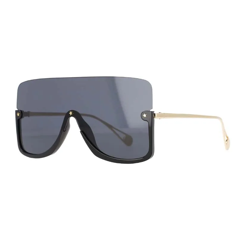 TEEK - Top Shield Bottom Frame Sunglasses