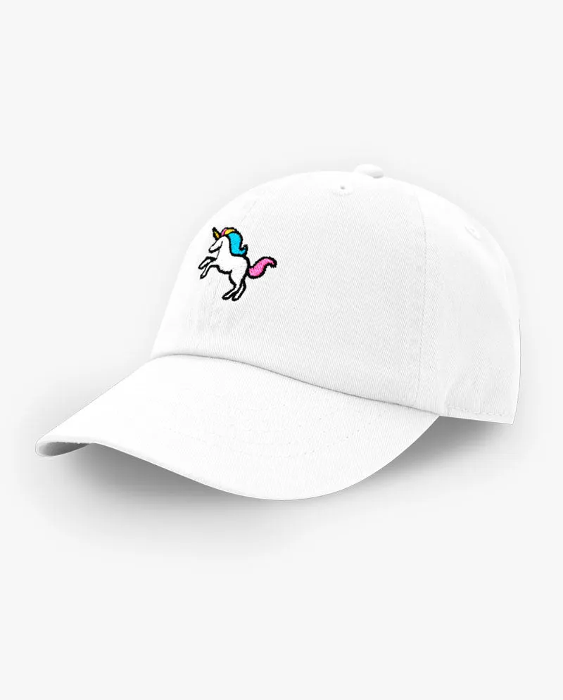 The Hat Depot Kids - Embroidery Unicorn & Butterfly Baseball Cap.