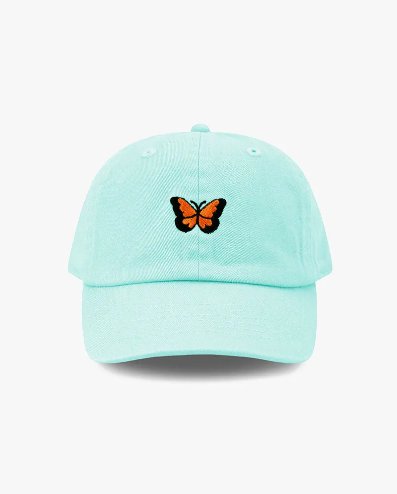 The Hat Depot Kids - Embroidery Unicorn & Butterfly Baseball Cap.