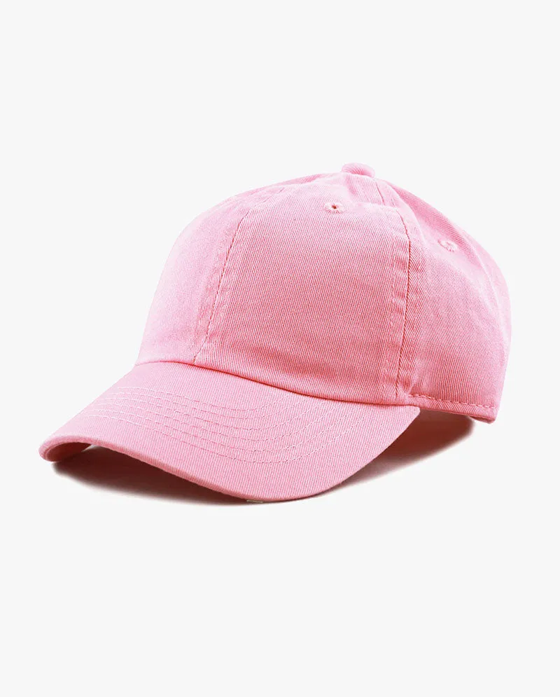 The Hat Depot Kids - Washed Cotton Low Profile Baseball Cap