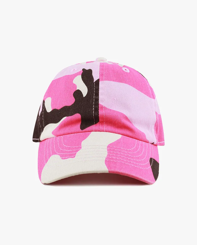 The Hat Depot Kids - Washed Cotton Low Profile Baseball Cap