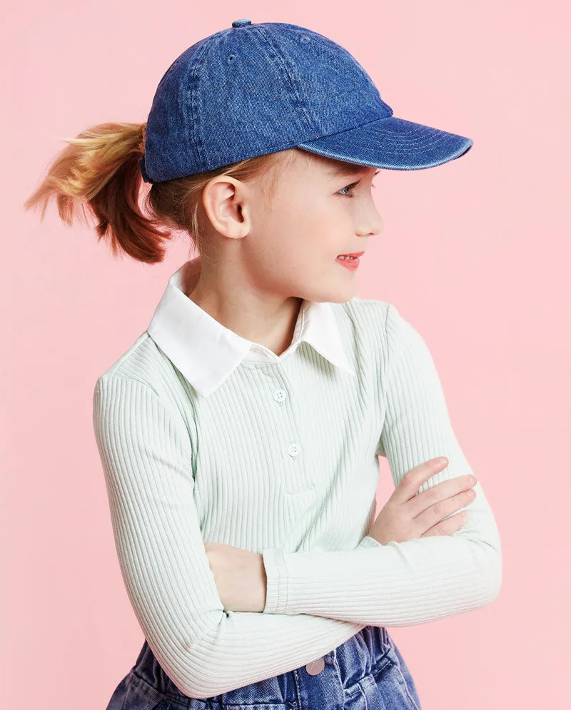 The Hat Depot Kids - Washed Cotton Low Profile Baseball Cap