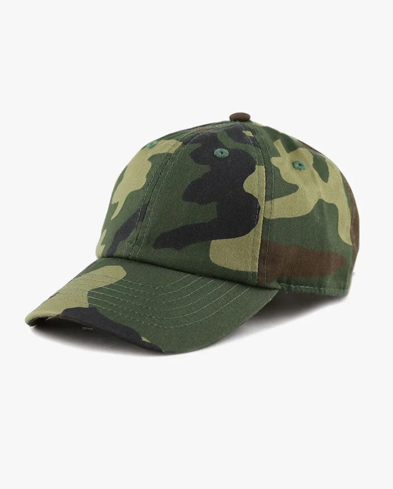 The Hat Depot Kids - Washed Cotton Low Profile Baseball Cap