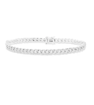 thin cuban link bracelet