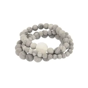 Three Row Stone Bracelet