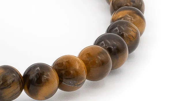 Tigers Eye Natural Gemstone Centerpiece Necklace