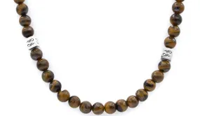 Tigers Eye Natural Gemstone Centerpiece Necklace