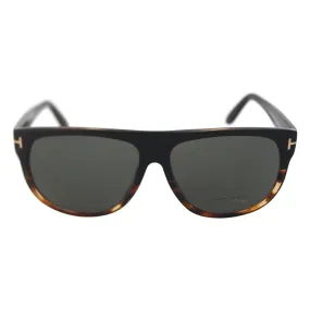 Tom Ford FT0375 Kristen 05R - Black-Green Polarized by Tom Ford for Women - 61-10-140 mm Sunglasses