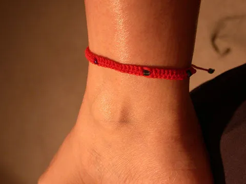 Traditional Good Luck String Ankle Bracelet