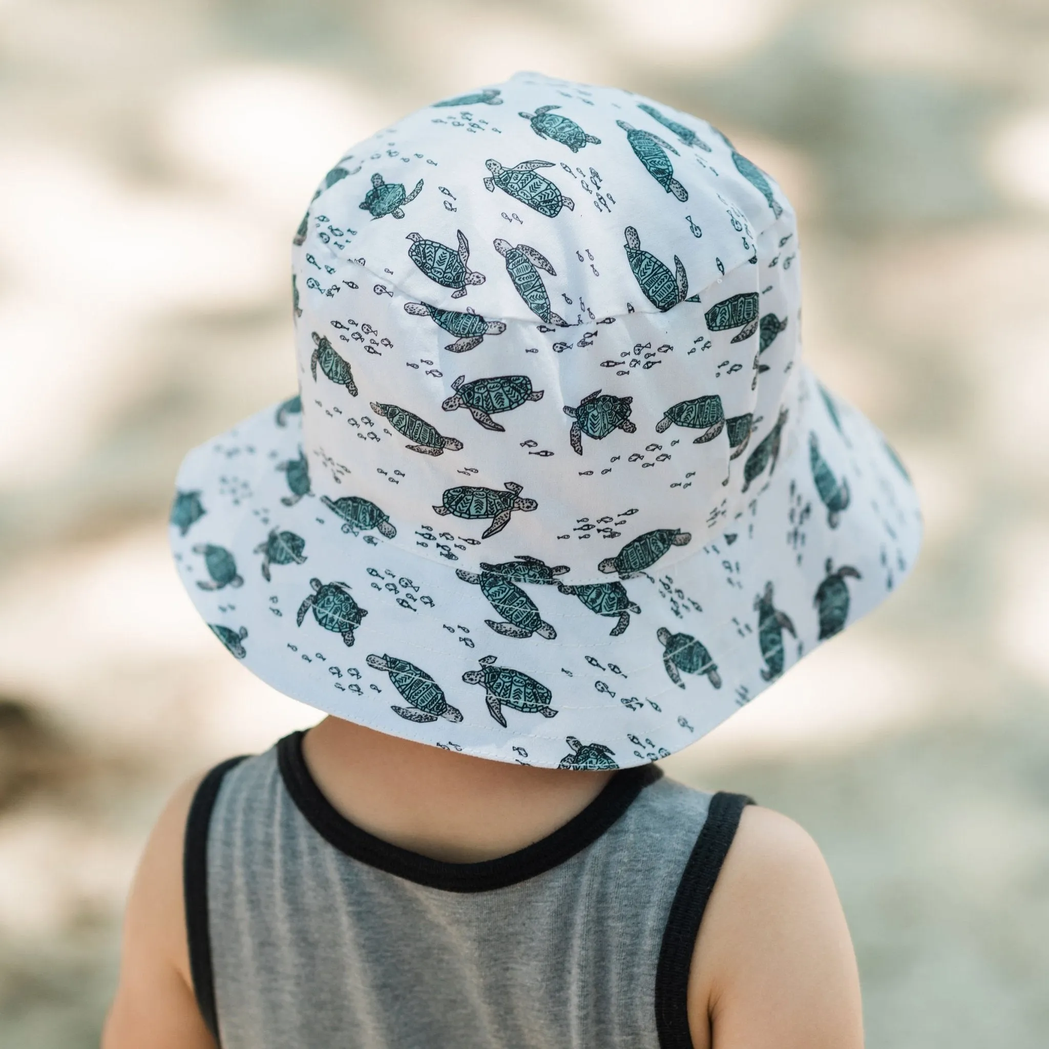 Turtles Bucket Hat UPF 50  with Adjustable Breakaway Strap