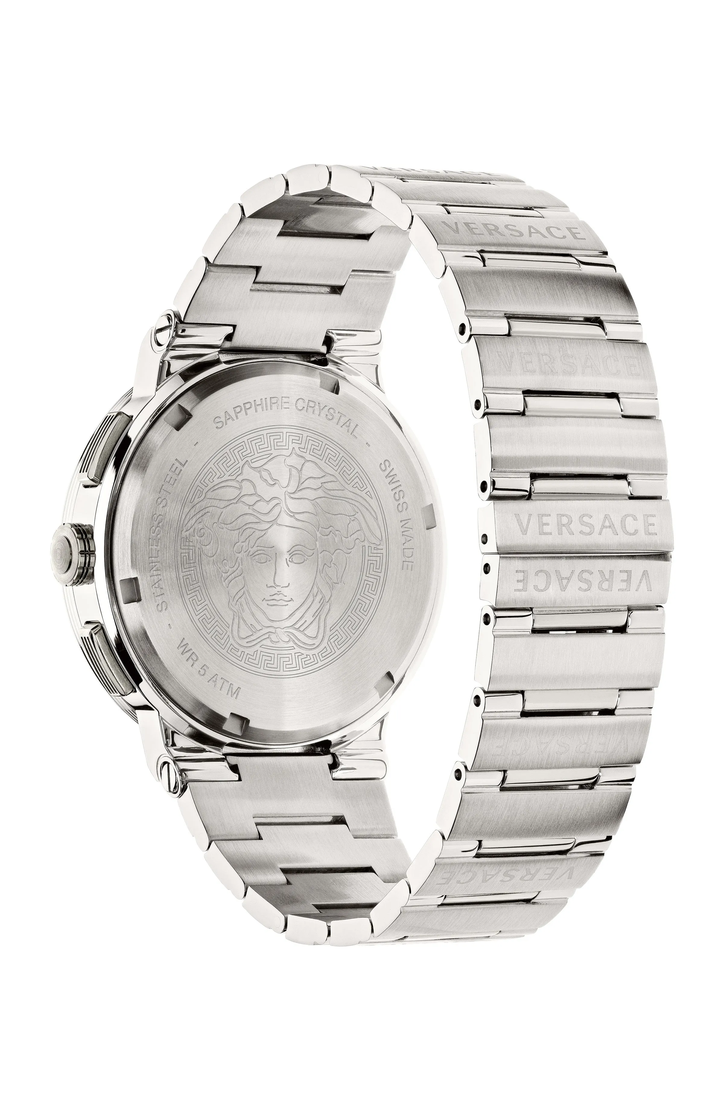 Versace Men's VEZ900121 Greca Logo 43mm Quartz Watch