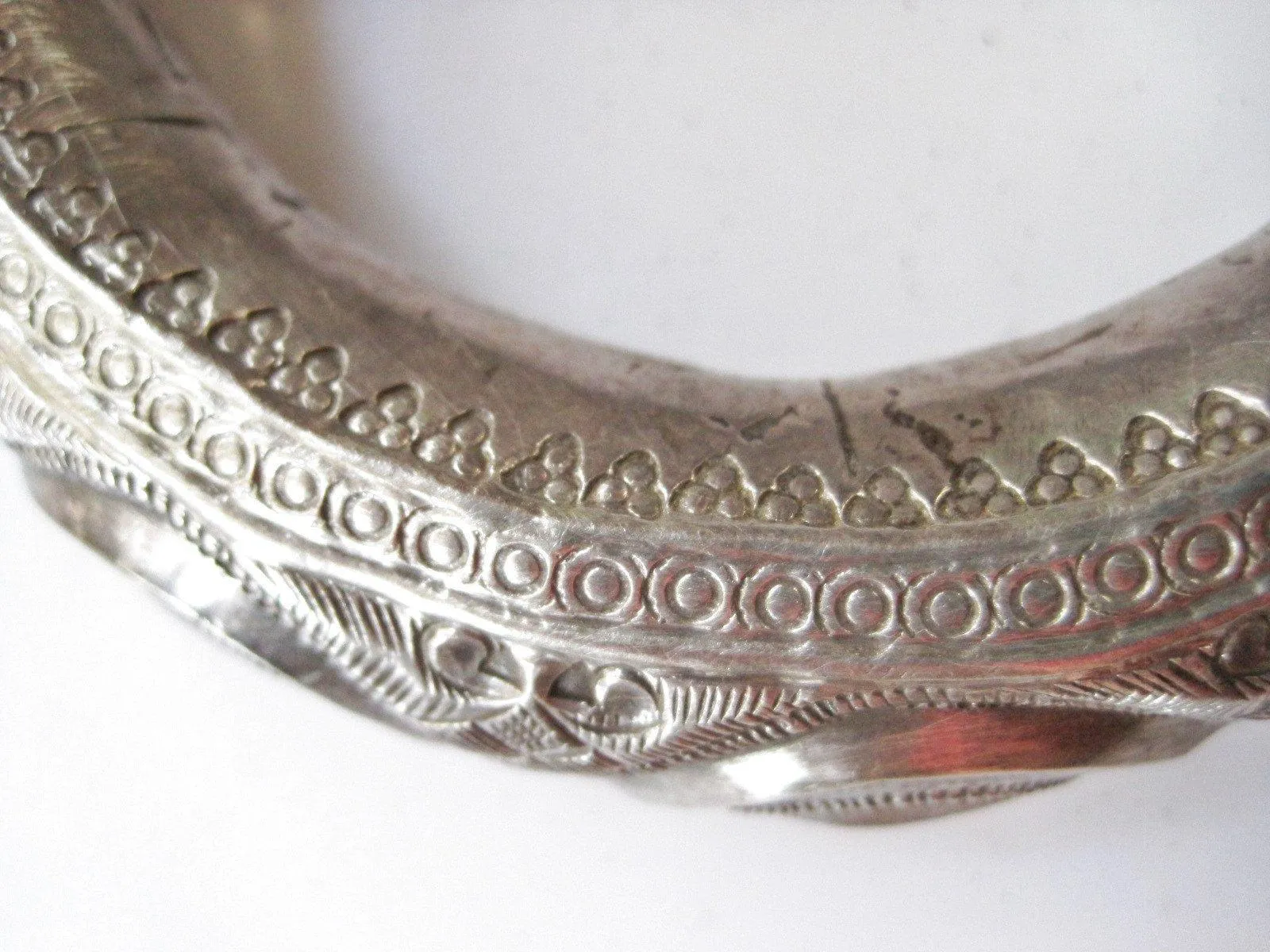 Vintage Silver Omani Rattle Bracelet