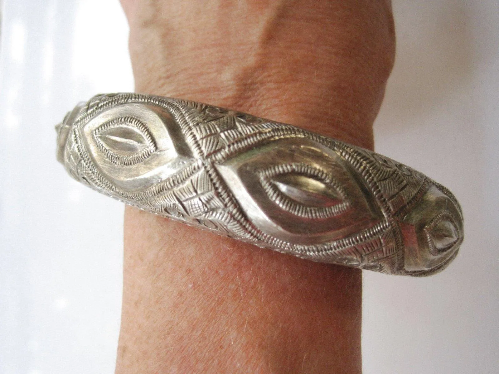 Vintage Silver Omani Rattle Bracelet