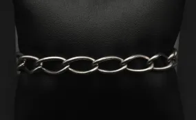 Vintage Sterling Silver Chain Link Bracelet