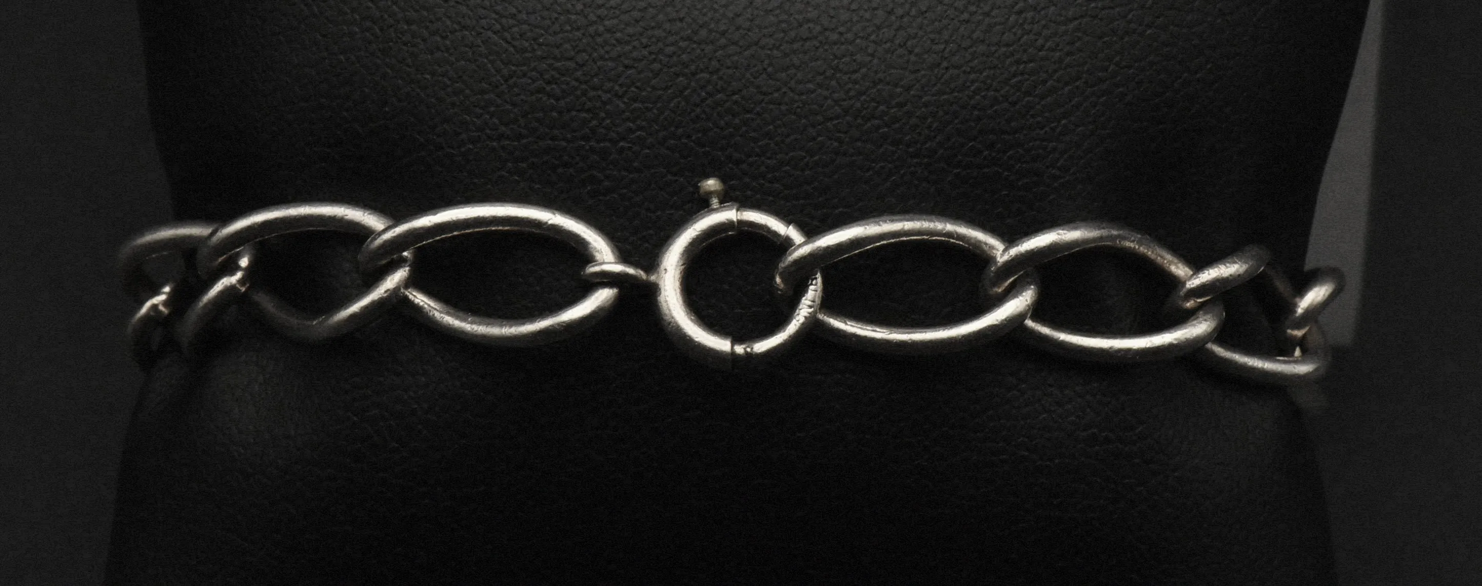 Vintage Sterling Silver Chain Link Bracelet