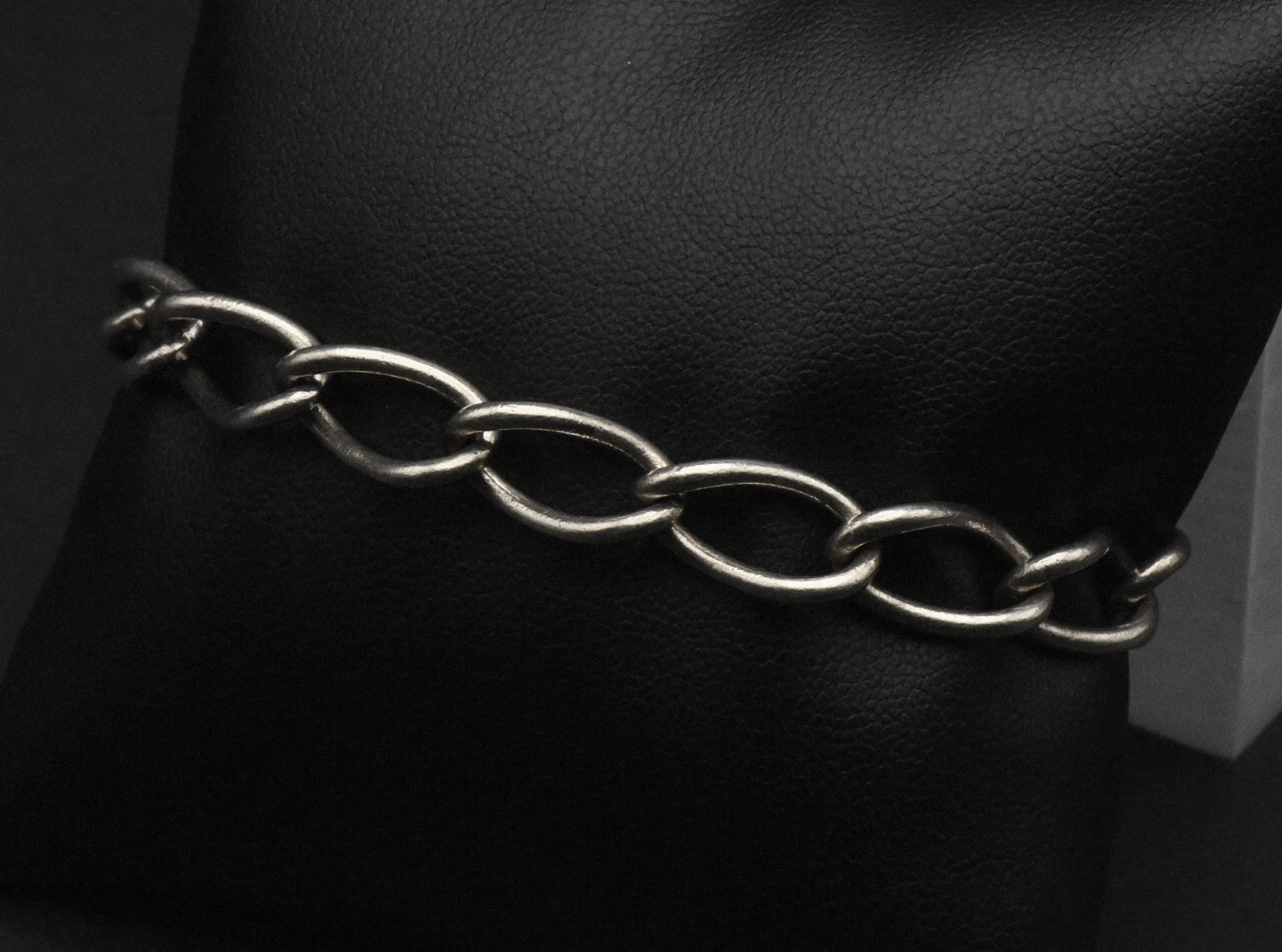 Vintage Sterling Silver Chain Link Bracelet