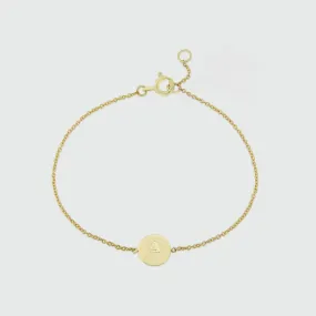 Westbourne Pre-Engraved 9ct Yellow Gold Bracelet - A