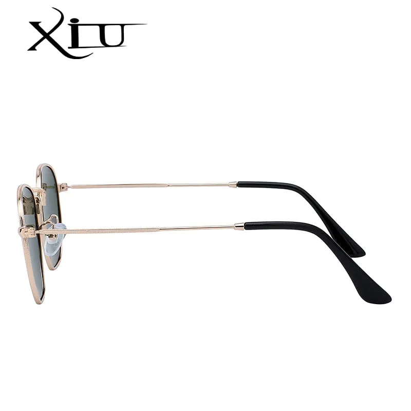 Xiu Brand Men's Polarized Sunglasses Mirror Smoke Black Brown