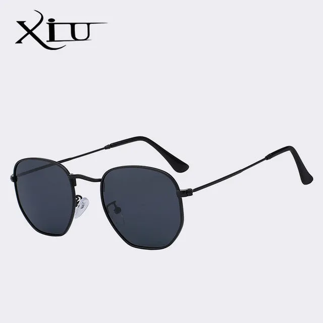 Xiu Brand Men's Polarized Sunglasses Mirror Smoke Black Brown