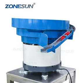 ZONESUN Automatic Customize Bulk Lid Cap Feeder Plastic Bottle Bowl Sorter Cap Feeding Machine